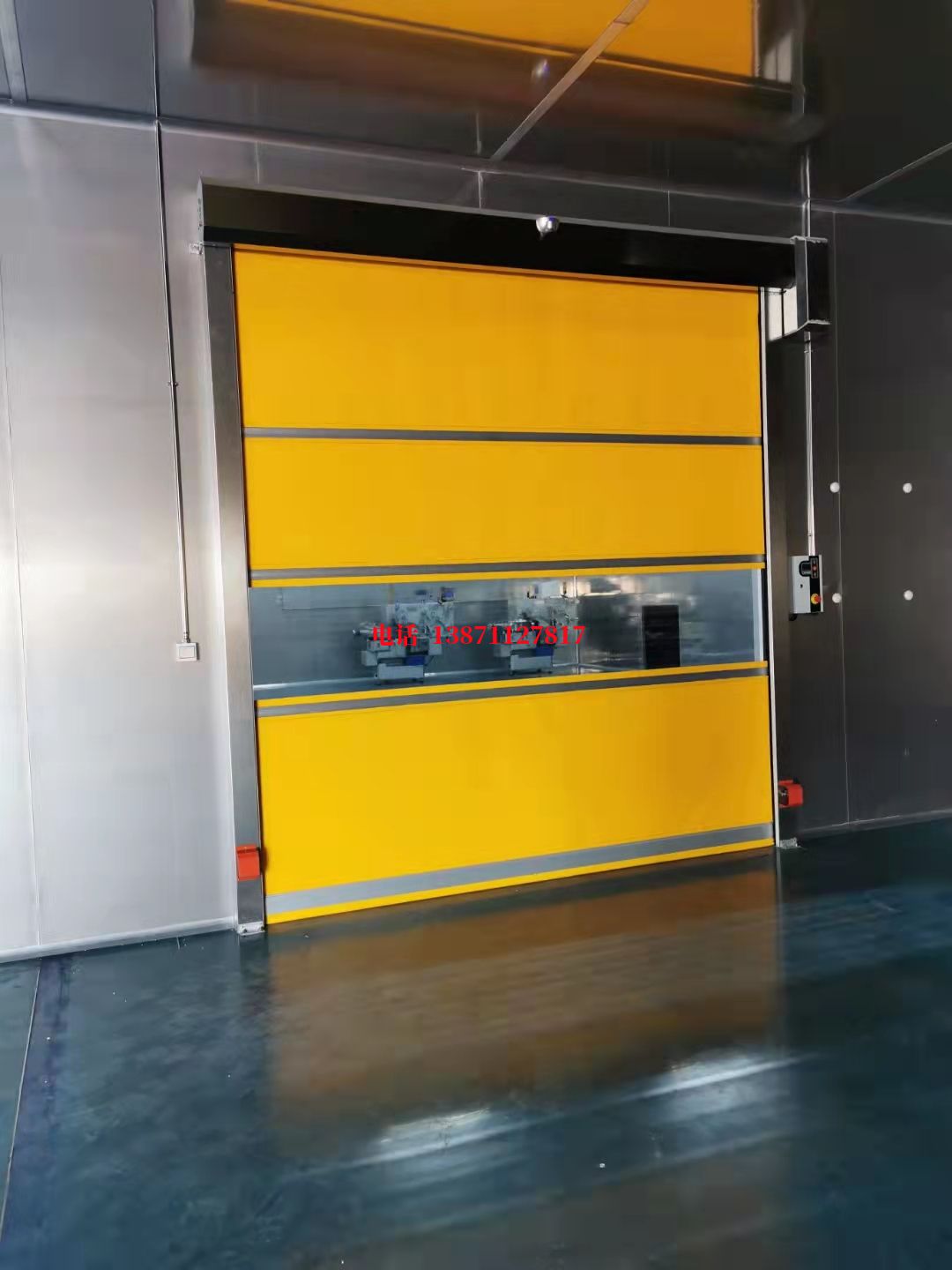 佛山PVC地磁式密闭气压卷帘门