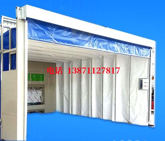 佛山PVC地磁式电动移动伸缩房